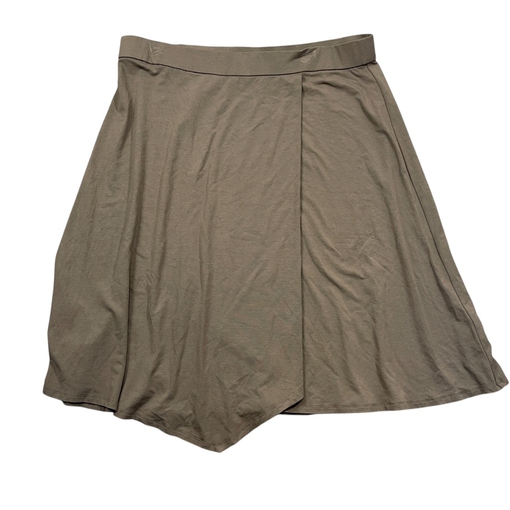 Eileen Fisher Taupe XL Skirt Flare Viscose Blend (hanger marks on waist)